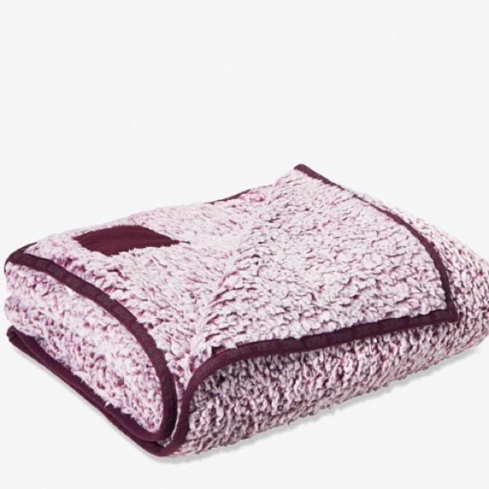 Victoria’s Secret PINK Plum Sherpa Blanket